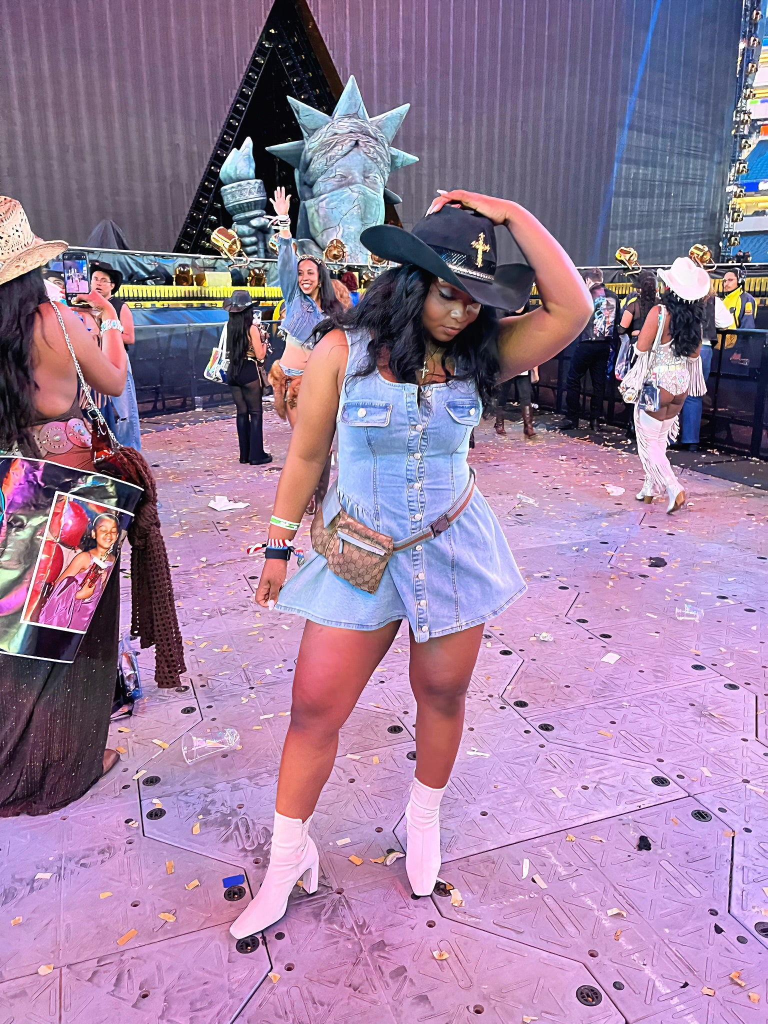 Rodeo Royalty Denim Mini Dress Rodeo Royalty Denim Mini Dress