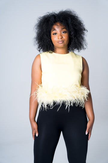 The Diana Top Yellow