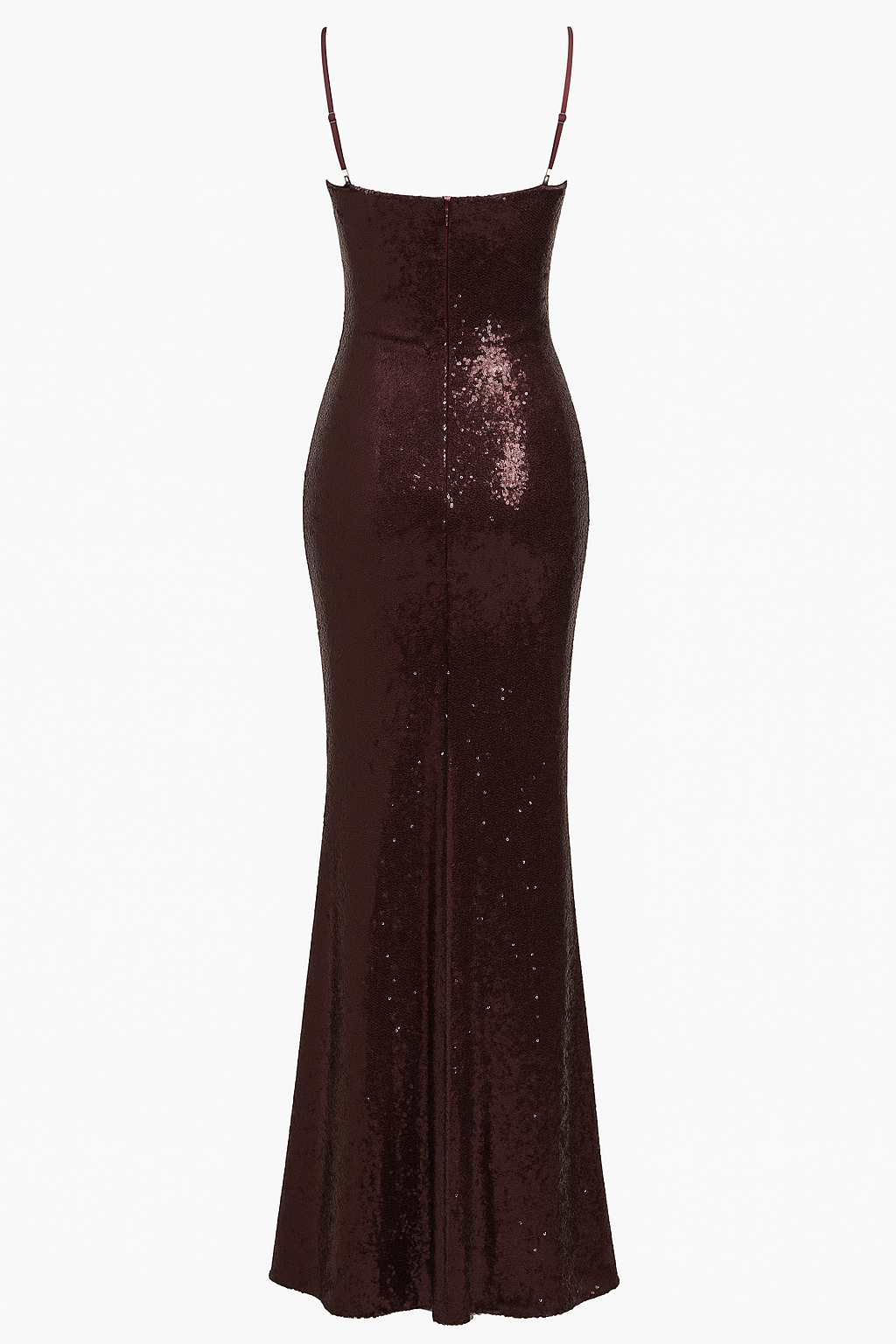 The Midnight Merlot Sequin Gown
